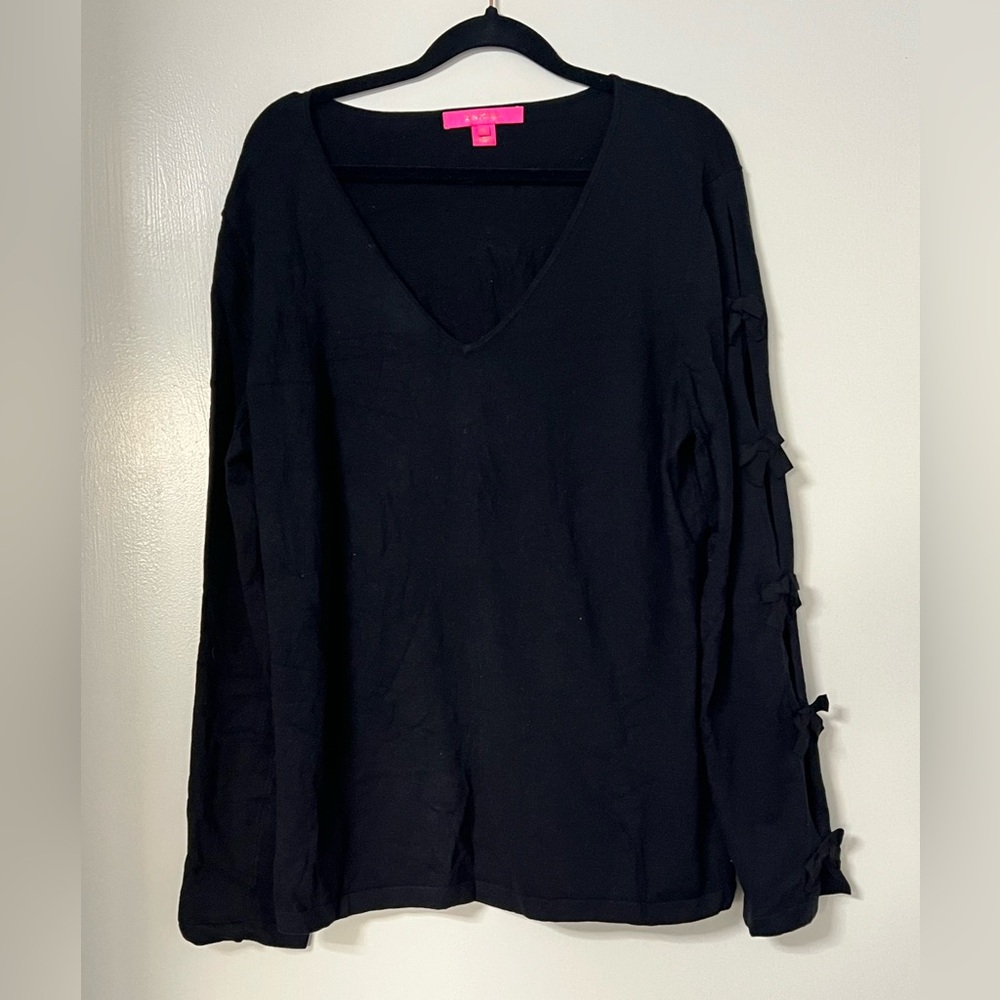 Lilly Pulitzer Bow Sleeve Sweater